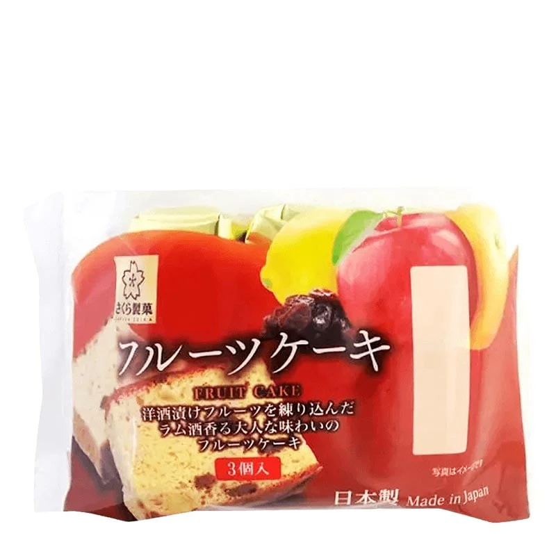 Castella Fruit Cake (japanischer Biskuitkuchen) 130g