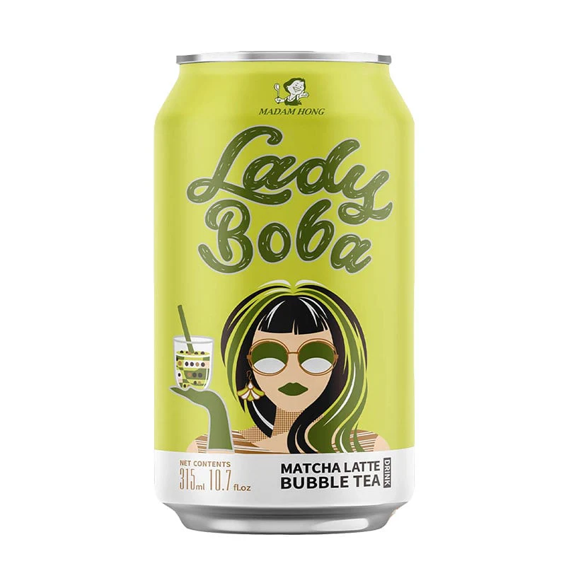Dame Boba Bubble Tea in der Dose Matcha Latte 315ml