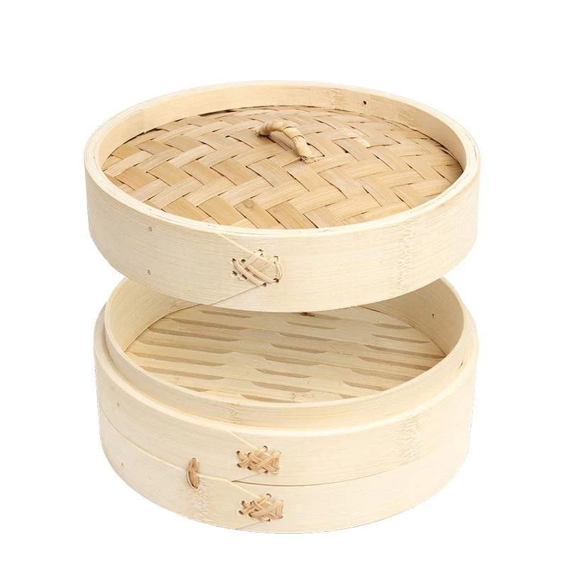 Dampfgarer Bambus Einteilig (Dumplings Gemüse) 25cm