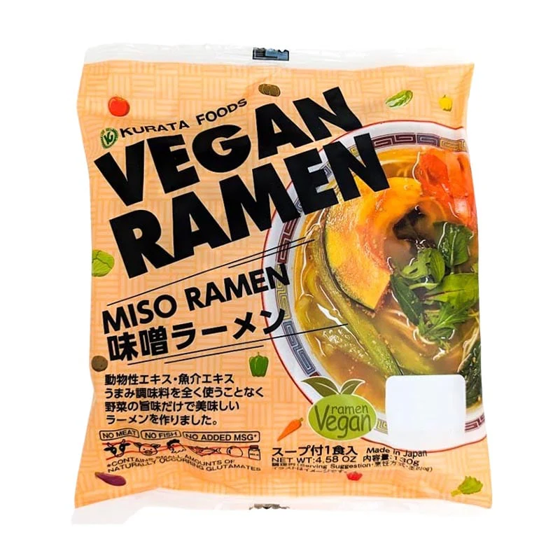 Deluxe vegane Ramen mit Brühe (Miso) 1 Portion
