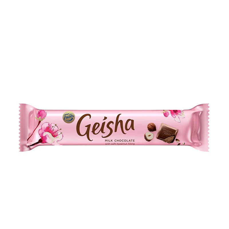 Geisha Vollmilchschokolade & Haselnuss 37g