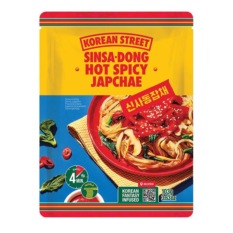 Instant Japchae-Nudeln Hot & Spicy Korean Street 103g