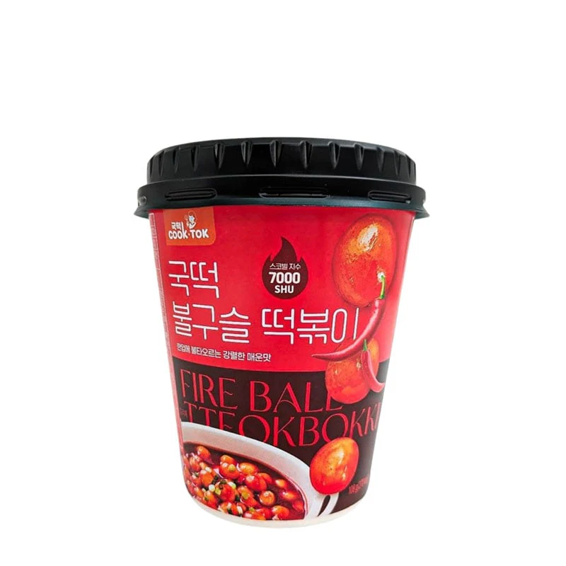 Instant Tteokbokki Cup Ball Type Scharf 108g