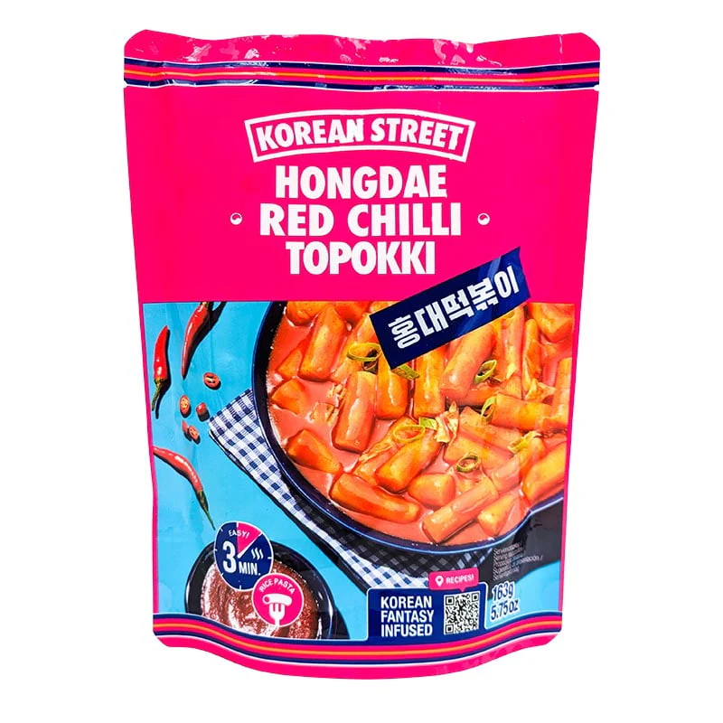 Instant Tteokbokki mit Chilisauce Koreanische Straße 163g