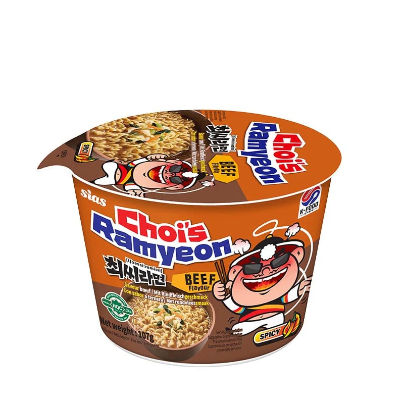 Instantnudeln Bowl Rind Choi’s Ramyeon