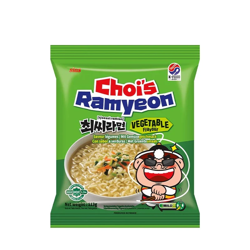 Instantnudeln Gemüse Choi’s Ramyeon