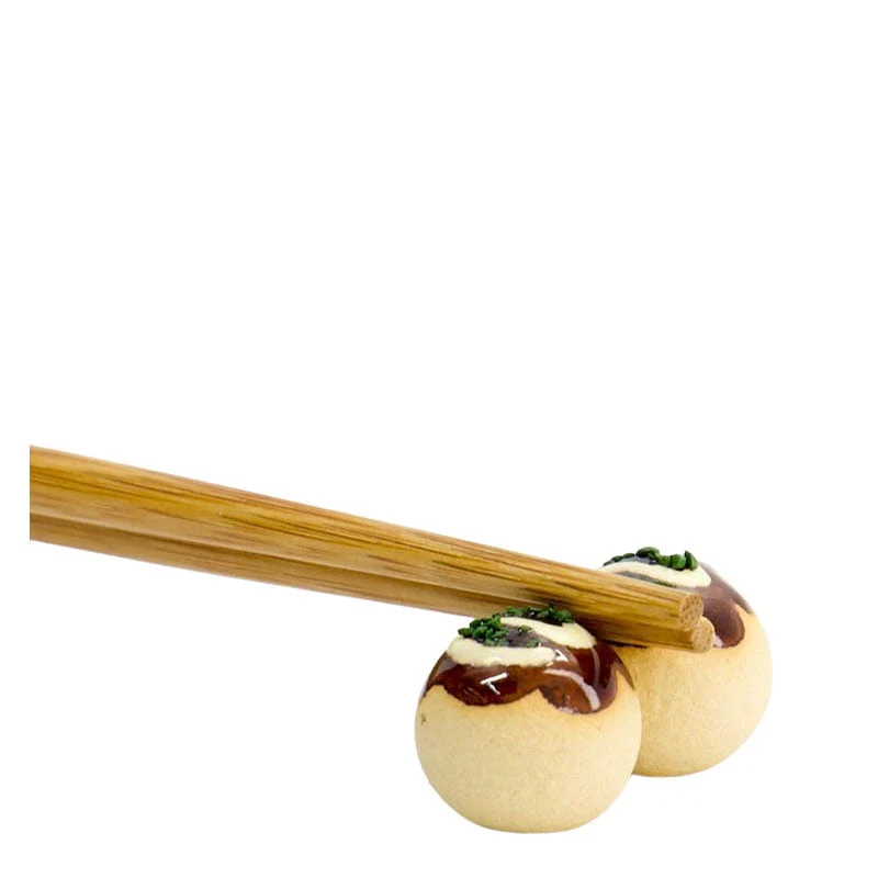 Japanische Essstäbchen-Ablage Takoyaki