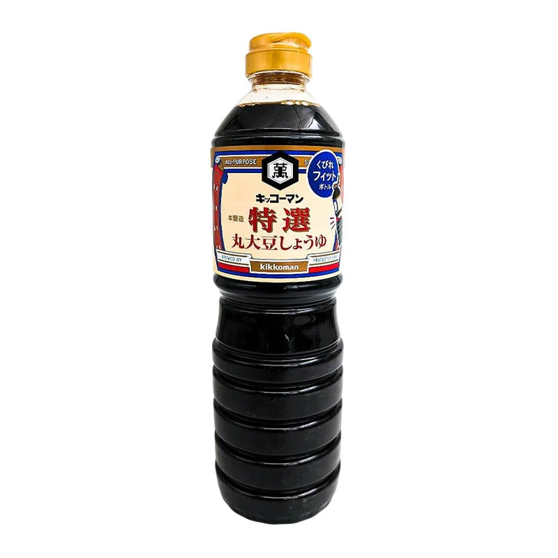 Kikkoman Premium Marudaizu Sojasauce Ganze Sojabohnen 1 Liter