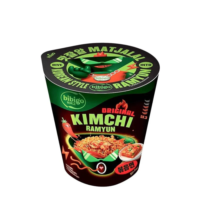Kimchi Ramyun Nudelbecher Bibigo 98g