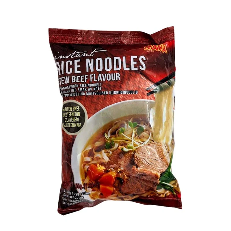 Mama Reisnudeln Rindfleischgulasch