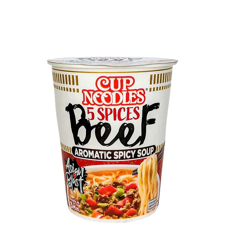 Nissin Nudeltopf Fünf-Gewürze-Rindfleisch