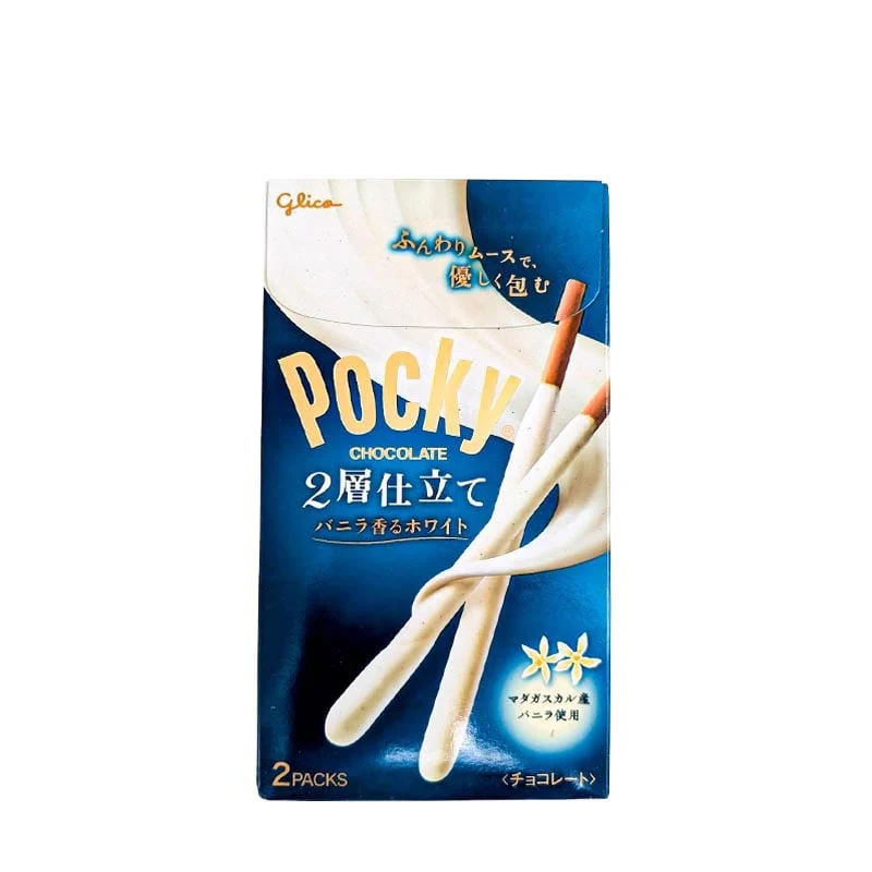 Pocky Doppelte Schicht Vanille & Weiße Schokolade 2-Pack