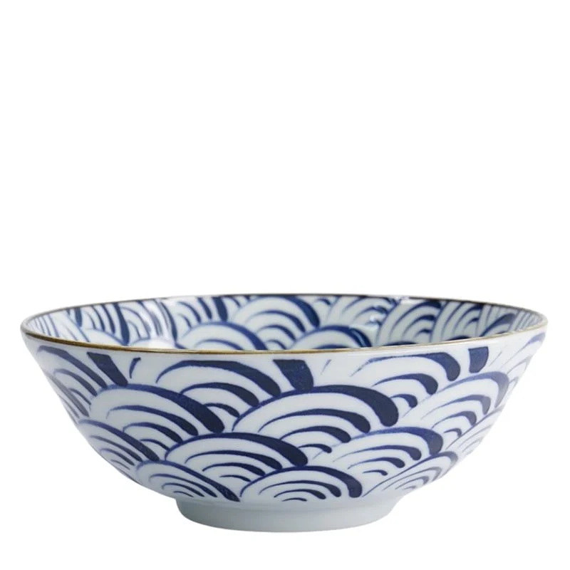 Ramenschale Natsu Nami japanische Wellen 21cm