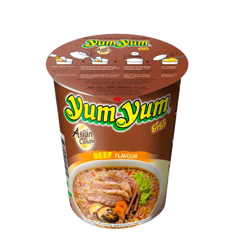 Rindfleisch Nudel-Tasse Yum Yum