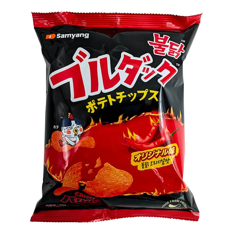 Samyang Chips Buldak Scharfes Hühnchen