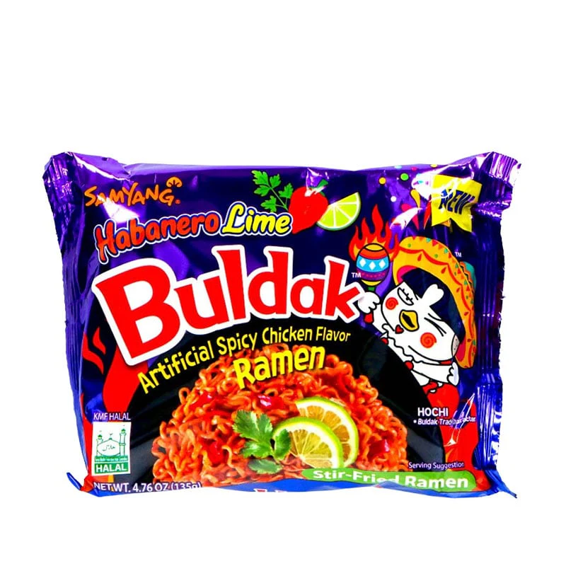 Samyang Hot Chicken Habanero Limette