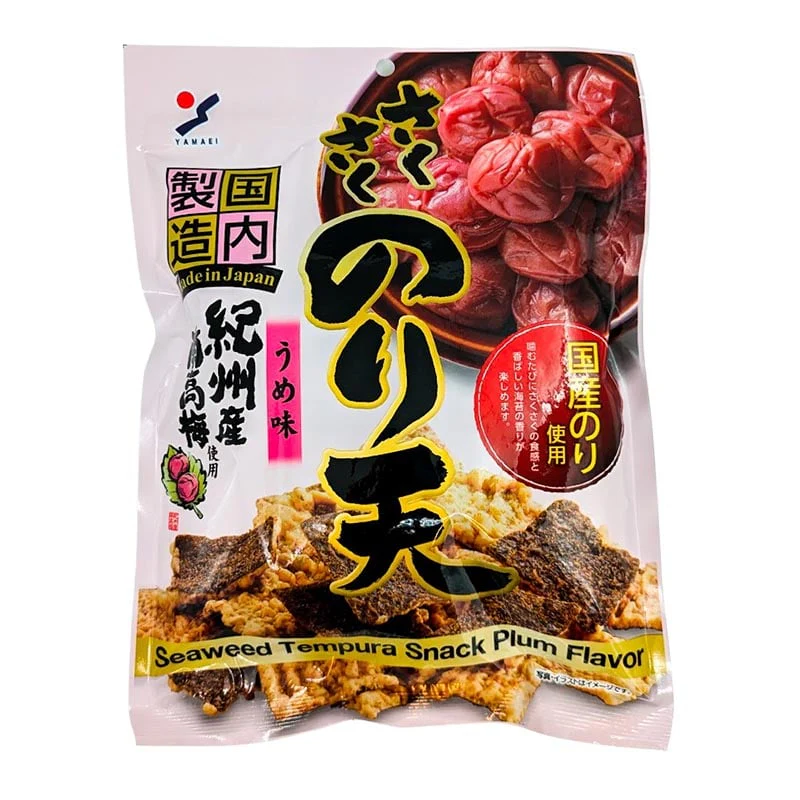 Seegras Chips Tempura & Ume (japanische Pflaumen) 70g