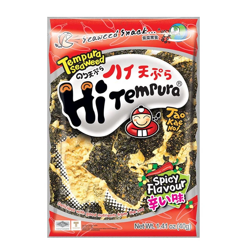 Seetang-Chips Tempura Scharf 40g