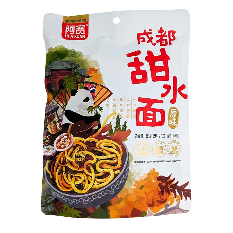 Sichuan dicke Nudeln mit Erdnüssen 270g