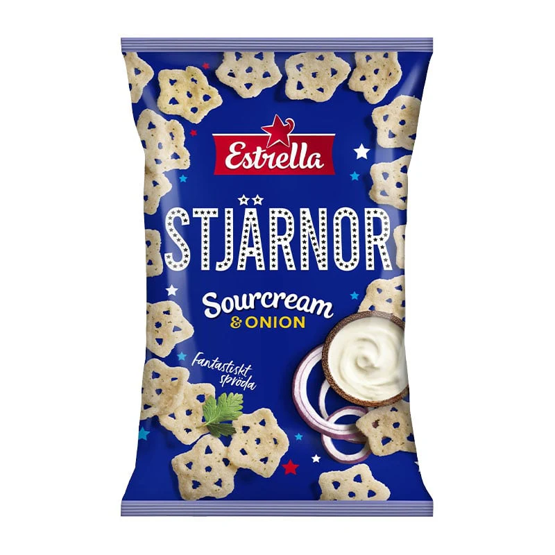 Sterne Sourcream & Onion Estrella 175g